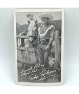 Vintage Whip Wilson Promo Photo 5x8 Horse Western Film Reproduced Signat... - £6.66 GBP