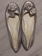 Clarks Flats Leather Ballet UK Size 7 Bronze COLOUR EXPRESS SHIPPING - $28.31