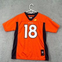 NFL Team Apparel Boys Orange Peyton Manning Denver Broncos Jersey Size Large - £27.05 GBP