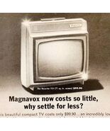 1965 Magnavox The Resorter Model 113 Television Advertisement TV Set E91D - $363.77 MXN