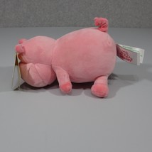 Cuddle Barn Pigsley the Pig 7 inch Plush Barnyard Smuzzies Pink Soft Plush w Tag - £7.78 GBP