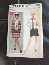 Misses One Piece Dress And Jackets Size 10 Butterick 4686 Sewing Pattern... - £22.77 GBP