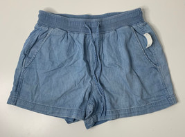 Gap NWT women’s small denim jean drawstring shorts P1 - £15.53 GBP