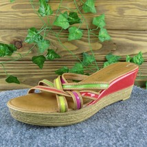 Italian Shoemakers  Women Slide Sandal Shoes Multicolor Synthetic Size 8 Medium - £19.61 GBP