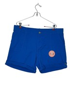 Lee Riders Women&#39;s Shorts Mid-Rise Rolls Dictoire Flat Front Blue Sz. 16M NWT - $19.79