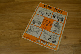 Yard Toys Another Great Idea From The Creative Workshop Plans Packet - £9.43 GBP