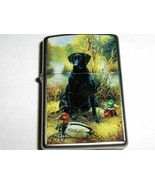 Rare Retired ZIPPO LINDA PICKEN&#39;S COLLECTION BLACK LAB LABRADOR NEW LIGHTER - $52.90 CAD
