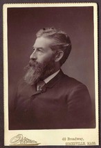 Handsome Hair &amp; Distinguished Gentleman Cabinet Photo - Somerville, MA - $12.50