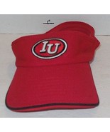 Nike IU Indiana University One Size Fits All Red White Visor Hat Cap - €12,92 EUR
