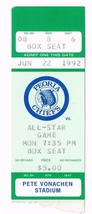 1992 Mid West league All Star Game Ticket Stub - £94.63 GBP