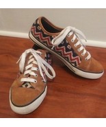 Women&#39;s TORY BURCH NOAH FAIR ISLE KNIT SNEAKERS Size 7   V - $48.39 CAD