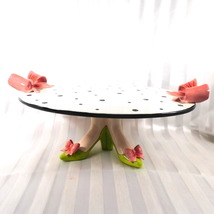 Black and White ‘Footed” Dessert or Cake Plate # 26196 - $401.52 MXN