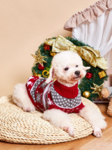 2 leg pet dog clothes cat puppy coat winter Christmas Sweater Warm And W... - £5.91 GBP+