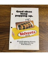 1979 Kraft Velveeta Recipe Booklet Cookbook Cheese Ideas Ephemera Pamphlet - $15.00