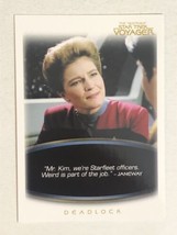 Quotable Star Trek Voyager Trading Card #35 Kate Mulgrew - £1.55 GBP