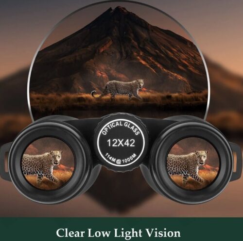 Adorrgon 12x42 HD Binoculars for Adults High Powered with Phone Adapter, Trip Item image 5