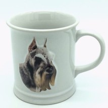 Dog SCHNAUZER Coffee Mug 1999 XPRES Barbara Augello Artist Embossed Art ... - $9.89