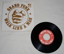 Grand Funk Railroad Walk Like A Man The Railroad 45 Rpm Pic Sleeve C API Tol Lbl - £12.81 GBP