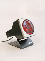 Noyiyu Infrared Desk Lamp Black Grey Retro Adjustable Heat - £17.21 GBP