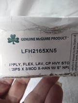 Genuine McGuire Product LFH2165XN5 1/2IPS x 3/8OD X-HAN w/ 5&quot; NPL Chrome... - £20.16 GBP