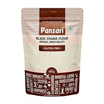 Pansari Black Chana Flour (Bengal Gram Millet) Gluten Free 17.6 Oz Non GMO - $49.84
