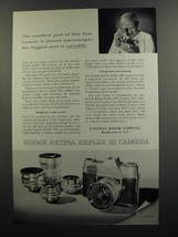 1961 Kodak Retina Reflex III Camera Ad - The smallest part of this fine camera  - £14.78 GBP