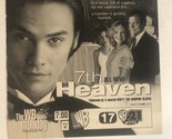 7th Heaven Tv Guide Print Ad Barry Watson Jessica Biel Stephen Collins T... - $5.93