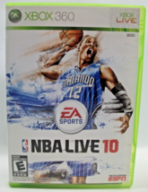 NBA Live 10 XBOX 360 Video Game CIB EA Sports Scratch Ring Tested Works - £5.83 GBP