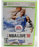 NBA Live 10 XBOX 360 Video Game CIB EA Sports Scratch Ring Tested Works - £5.96 GBP