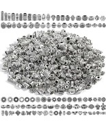 Assorted Spacer Beads Mixed Lot Metal Antiqued Silver Jewelry Findings 5... - $39.37 CAD