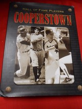 Great BASEBALL Book- COOPERSTOWN The Hall of Fame Players...312 pages...... - $13.86