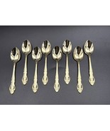 ESTIA Baroque 24K Gold ElectroPlate Flatware Teaspoons Set Of 8 Glossy K... - $41.14 CAD
