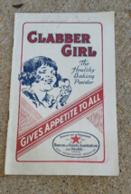 Clabber Girl Baking Powder Uses and Recipe Book 1931 c1930s Illustrated Vintage - £13.24 GBP