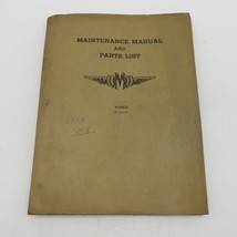 Marmon Herrington Model W Series Ford Truck Maintenance Manual Parts List 1953 - $67.50