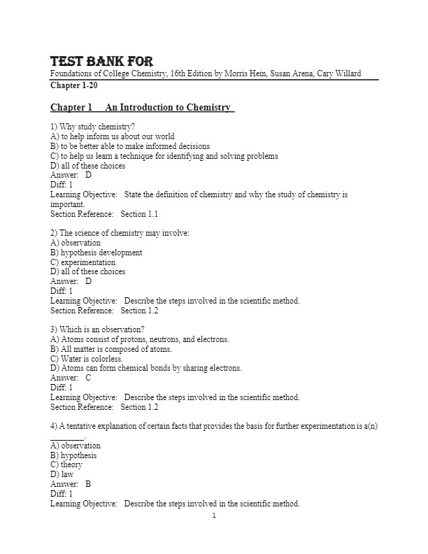 Test Bank For Foundations of Computer Science 5th Edition by Behrouz A. ... - $17.99