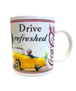 Vintage Coca Cola Mug Coffee Cup Classic 1997 Drive Refreshed Yellow Con... - £12.32 GBP