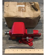 Vtg New Old Stock  Cast Iron Bench Vise Swivel Base  3 1/2&quot; Jaws Origina... - $156.80