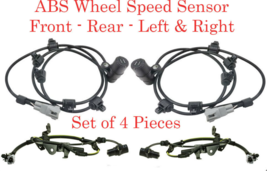 4 X ABS Wheel Speed Sensor Front - Rear Left &amp; Right Fits:Toyota Sequoia... - £44.47 GBP