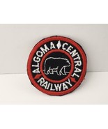 Vintage Train Patch Algoma Central Railway RR Unsewn 2&quot; Round - $12.82