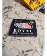 2  Pack of Royal 100% Plastic Playing Cards Set  Washable Waterproof - $263.12 MXN