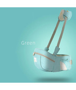 Green 3 Ergonomic Baby Carrier Portable Infant Kid Hip Seat Waist Stool ... - $59.84