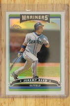 2006 Topps Chrome Baseball Card Refractor Jeremy Reed Seattle Mariners #9 - £6.72 GBP