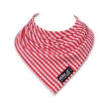 SKIBZ Dribble Bib - Red Gingham  - $11.00