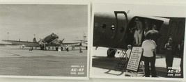 Vintage AIRFORCE Military Photography Plane Picture Lot DOUGLAS AC-47 GU... - $21.03