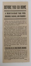 1940&#39;s US Treasury Department Bureau of War Risk Insurance Pamphlet Leaflet - £7.85 GBP