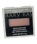 Mary Kay Mineral Cheek Color Golden Copper Blush .18oz New - $14.84