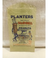 Vintage 1930&#39;s Planters Peanut Mr Peanut Glassine Sal-N-Shell 5 Cent Bag - $167.55 MXN