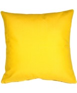 Sunbrella Sunflower Yellow 20x20 Outdoor Pillow, with Polyfill Insert - £43.92 GBP