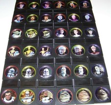 2008 Star Wars clone wars topps coins complete set of 36 red purple yellow - £452.31 GBP