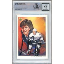 Luc Robitaille Los Angeles Kings Signed 1992-93 Upper Deck BGS Gem Auto 10 Slab - £102.70 GBP